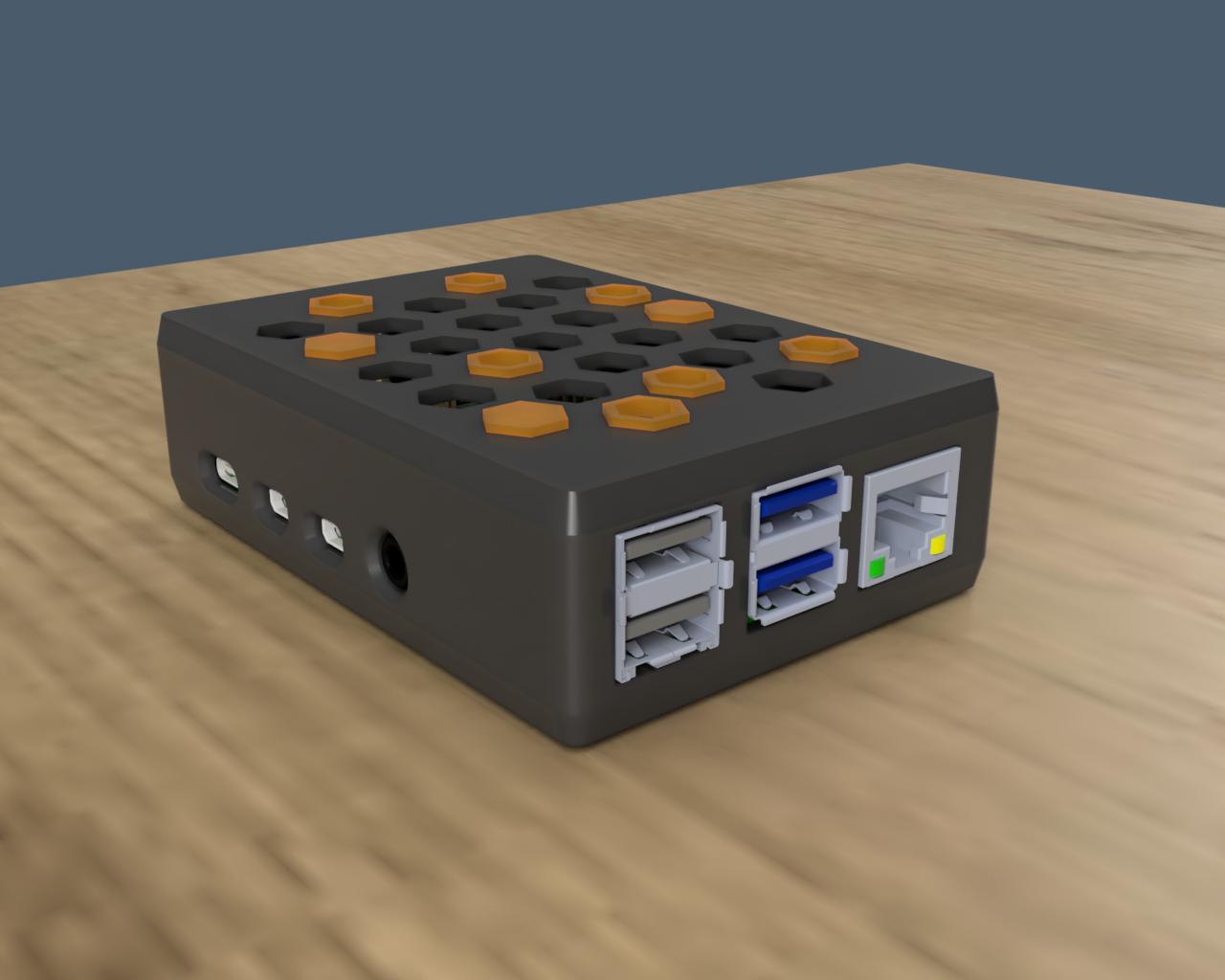 Raspberry Pi 4B/Octoprint Honeycomb case - photo 2