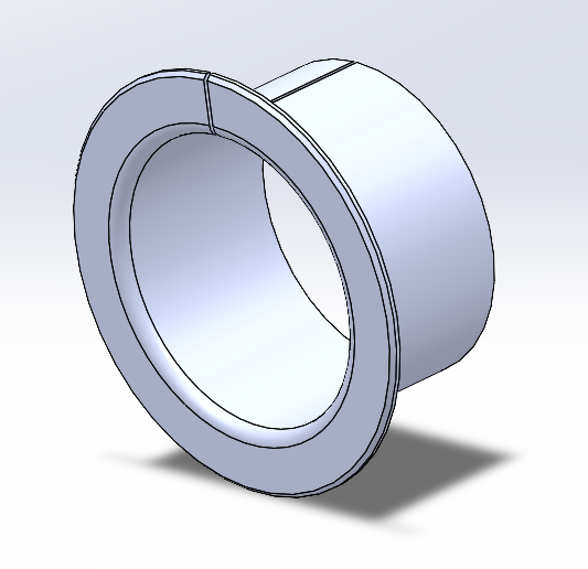 Wall cable feedthrough collar
