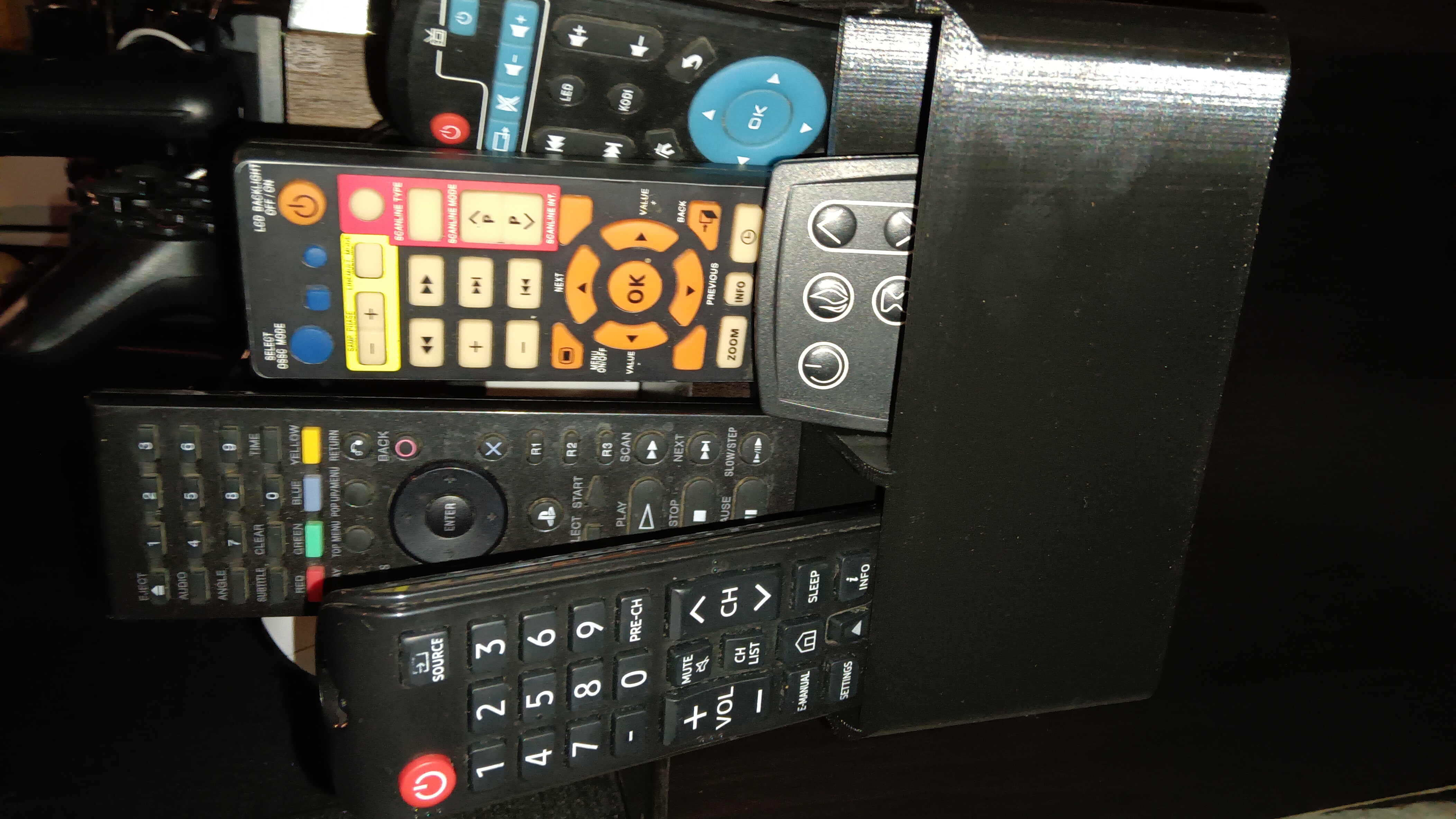 wall mount remote control holder caddie - photo 2