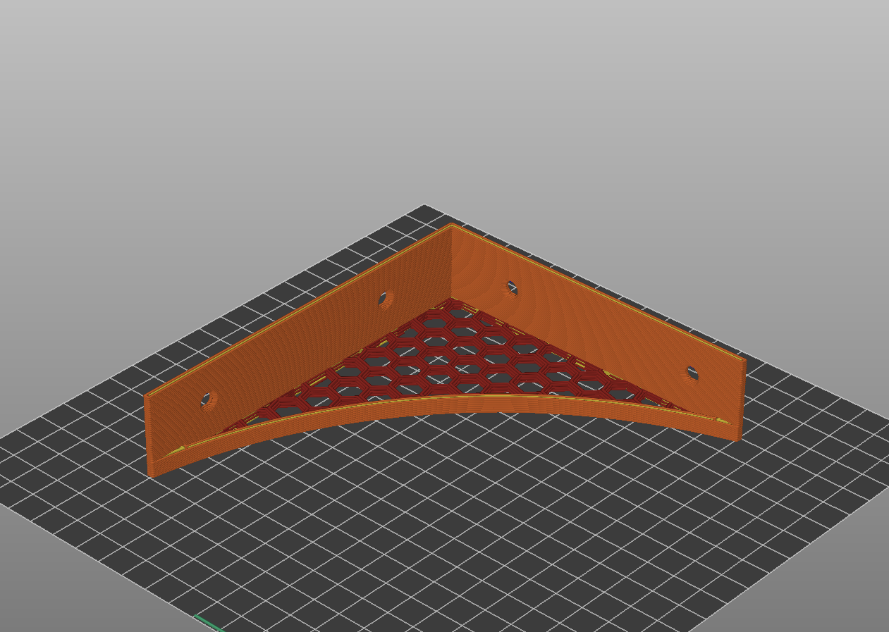 Shelf bracked 0.8 nozzle fast print - photo 2