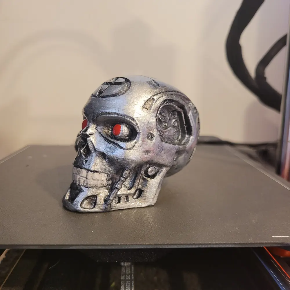 Toyota Aygo Terminator T800 Skull Gear Knob - photo 2