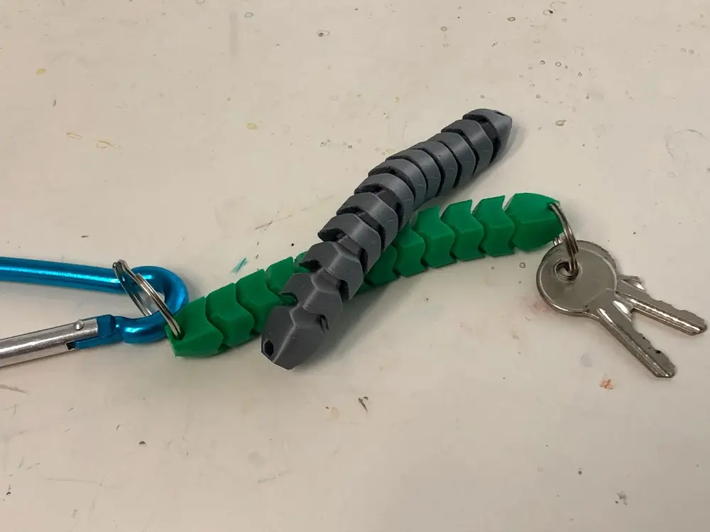 Snake Keychain (Print in Place) - photo 2