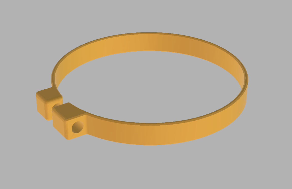 Hose Clamp 100mm (M6 bolt)
