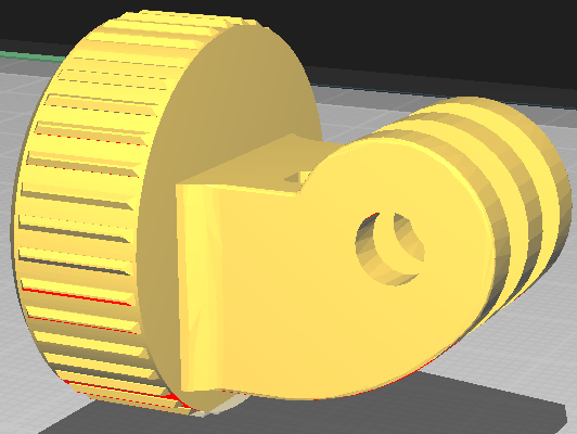 Screw mount tripod for go pro STL - photo 3