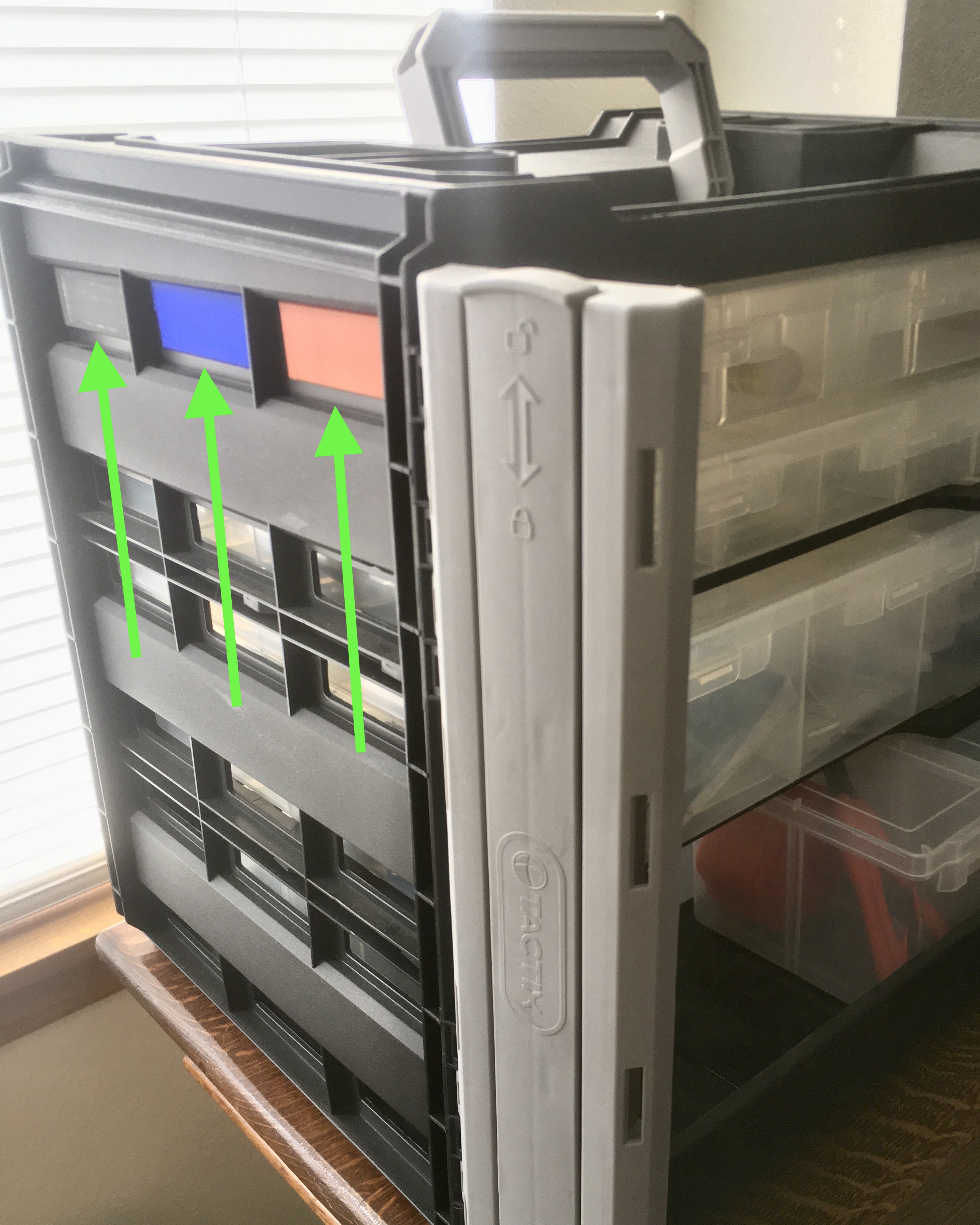 Tactix Organizer Box Drawer Hanger Shelf Bracket