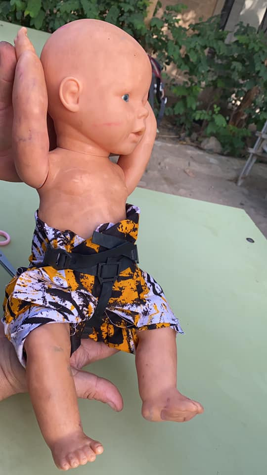 3D Printed Reausable Diaper Clip - photo 4