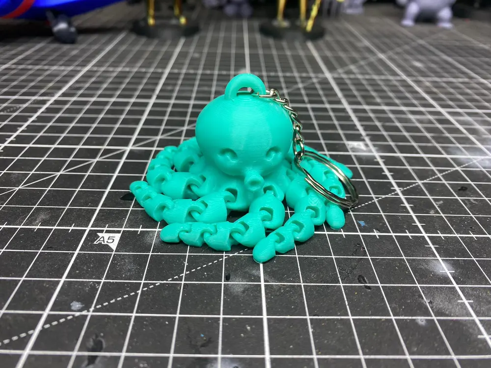 Octopus Remix Keychain