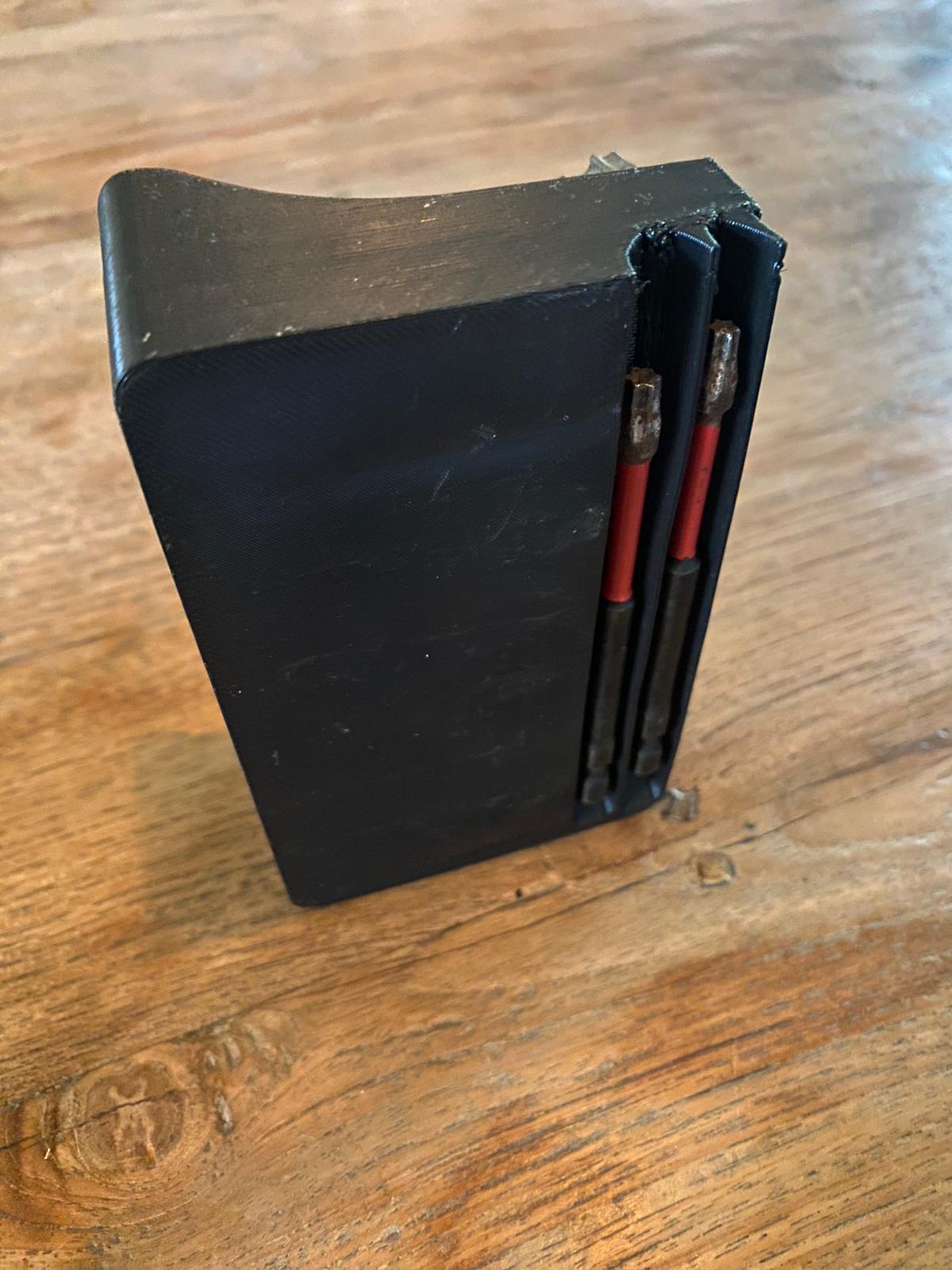 Magnetic Hex Bit Organizer,26 Hole Screwdriver Drill Bit Holder Tray with Strong Magnetic Base - photo 2