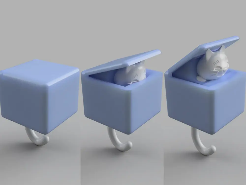 Fixed Box Cat key hook