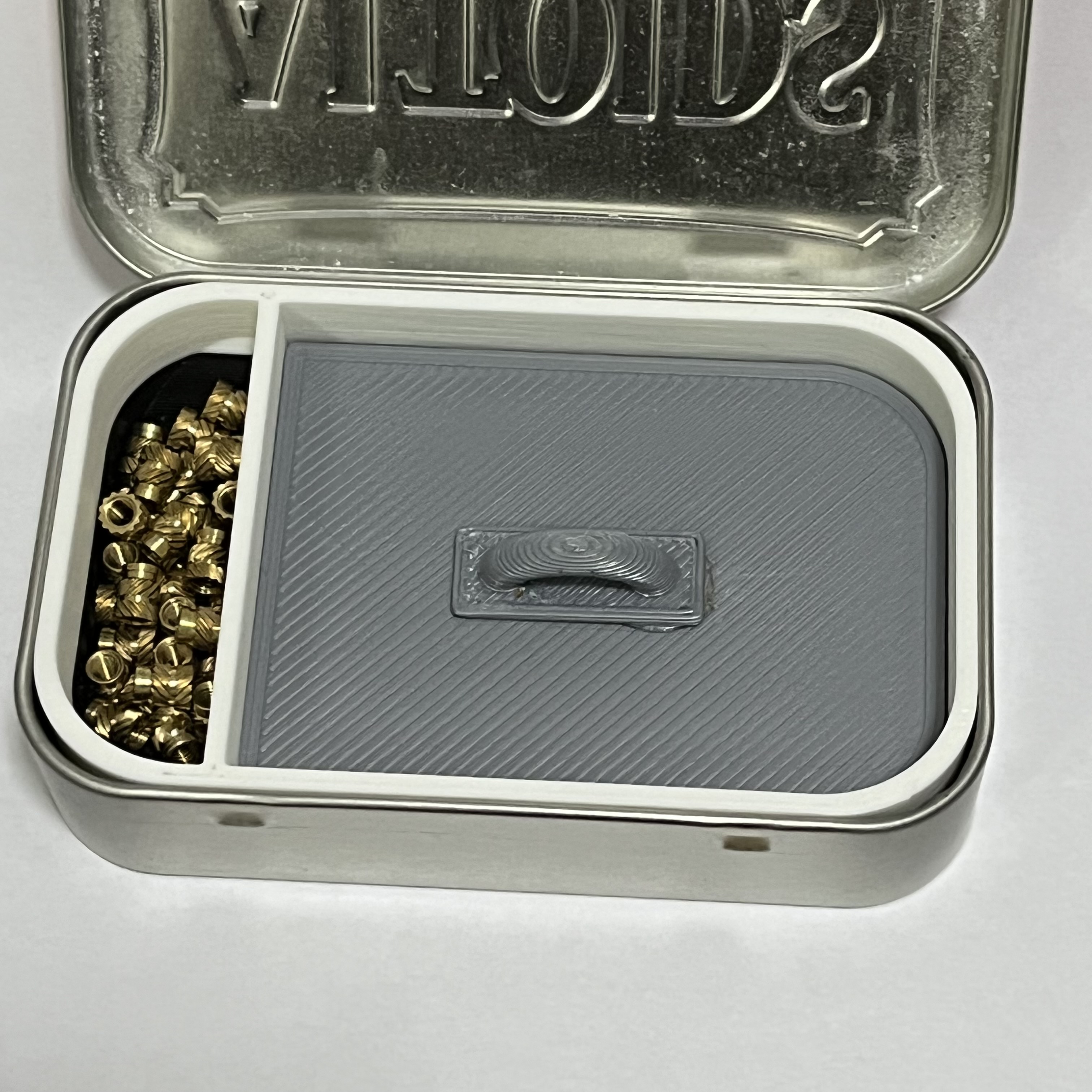Altoids Case for CNC Kitchen Threaded Inserts Soldering Tips - photo 2