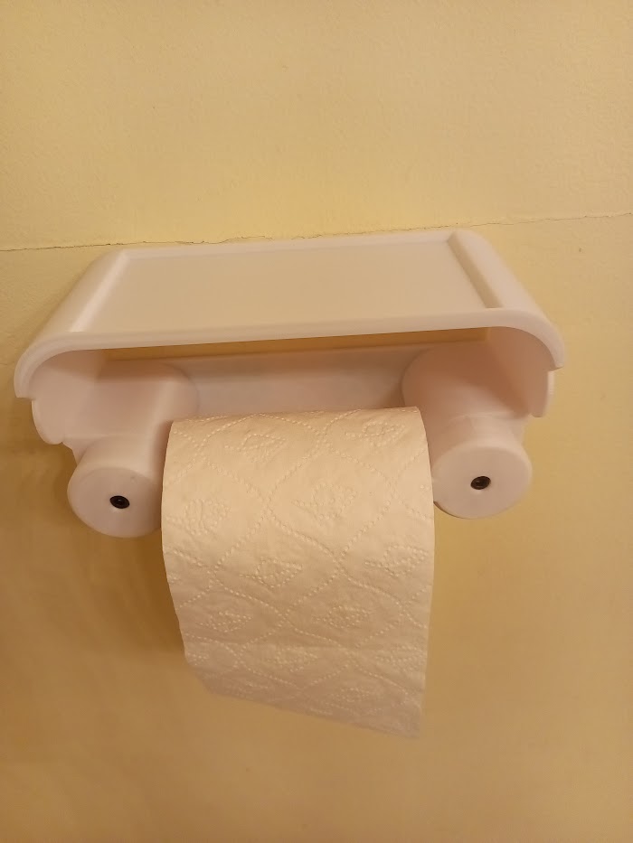 TOILET PAPER HOLDER WITH PHONE SHELF(AND SPRING LOADED) - photo 2