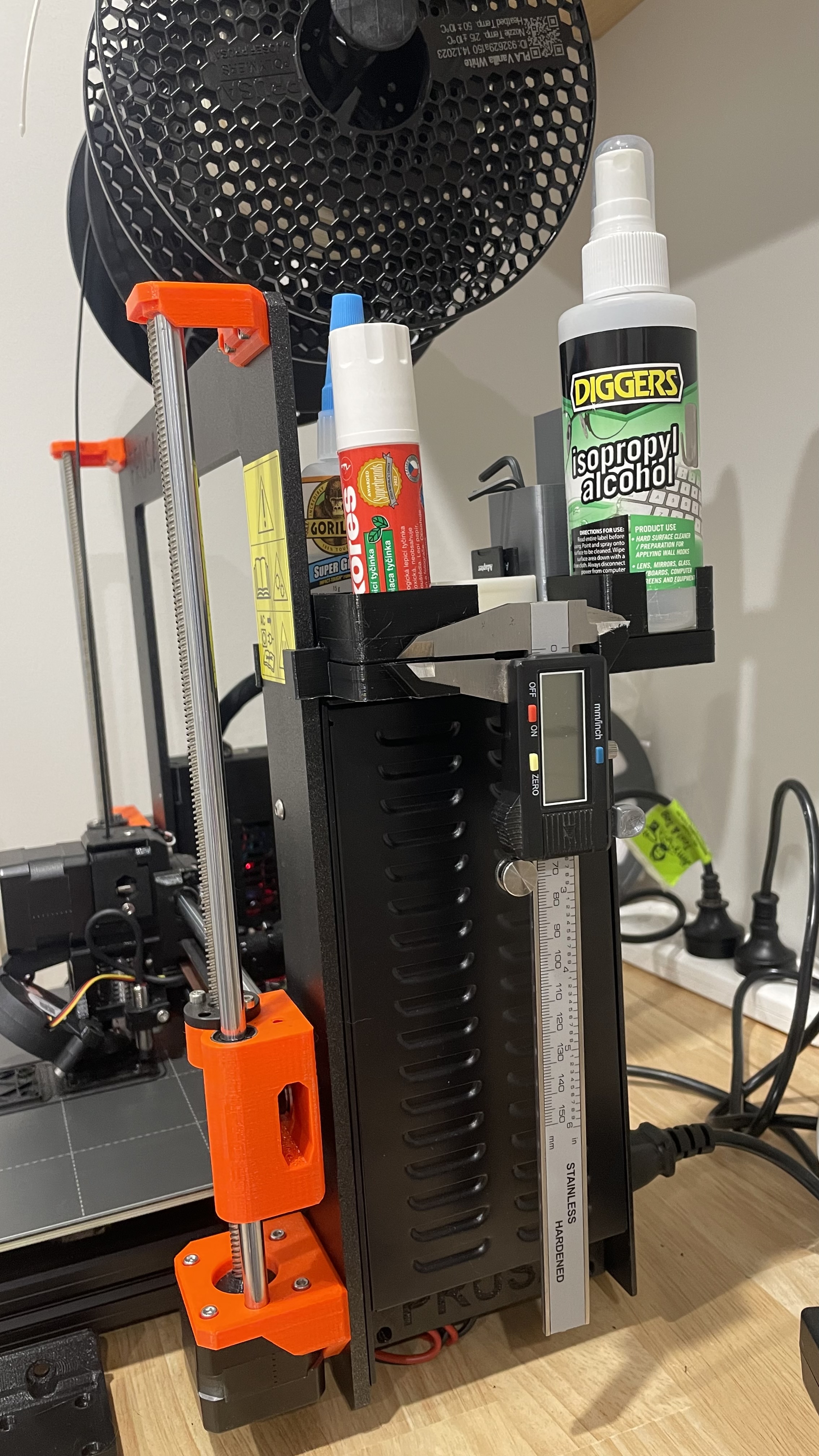Gridfinity PrusaMk3 tool and caliper holder (correct way of storing your calipers) - photo 2
