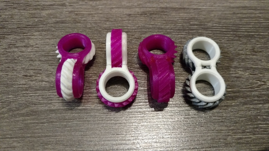 Small Helical Gear Fidget Toy