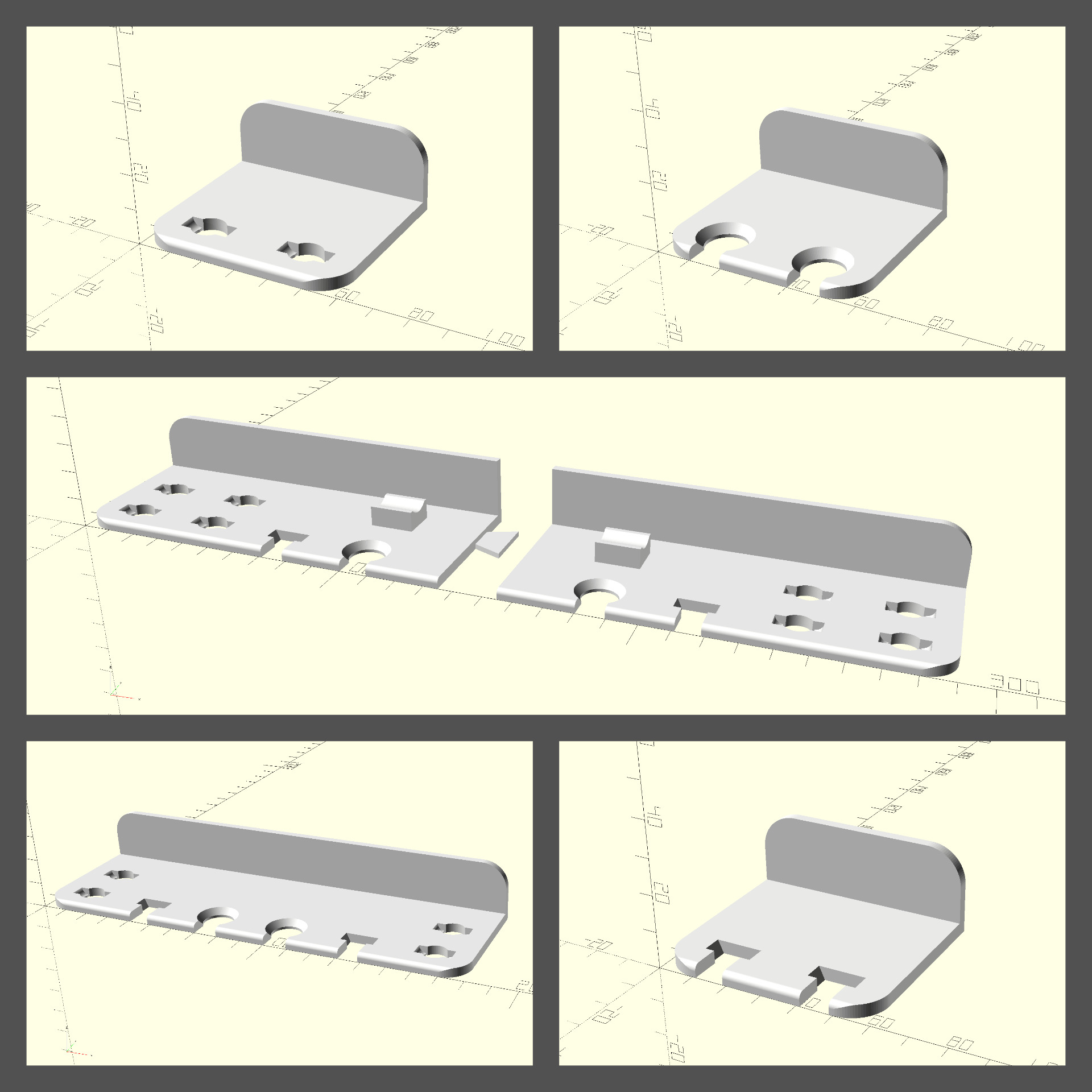 Modular Bathroom Shelf (OpenSCAD) - photo 2