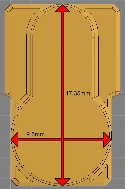 Keyhole Hanger (Negative Part) - photo 3