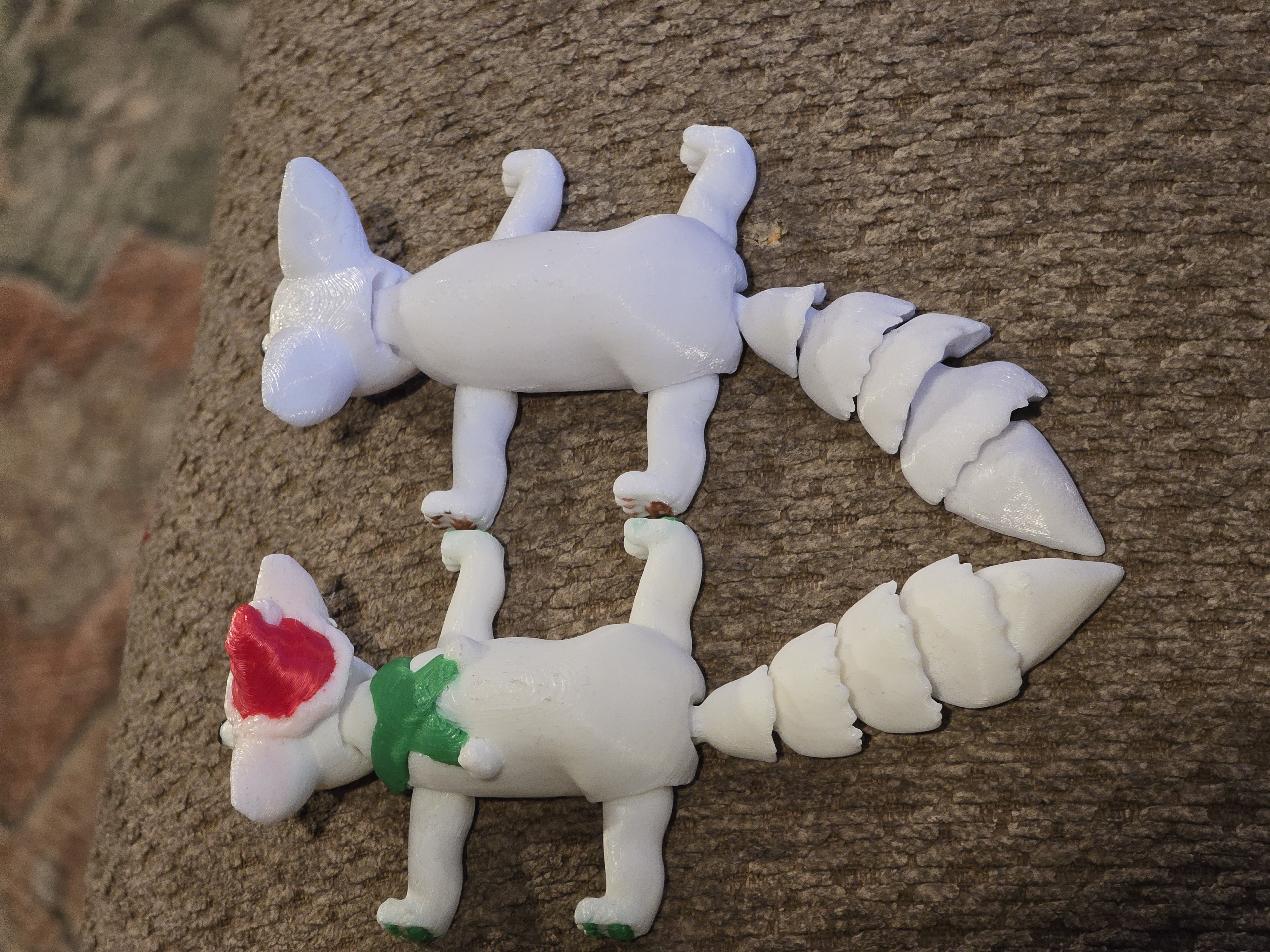 Realistic articulated Christmas Fox toy - photo 3