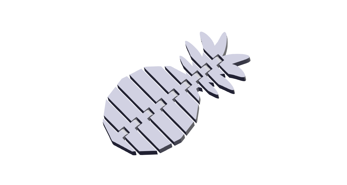 Articulated Pineapple Fidget Toy.