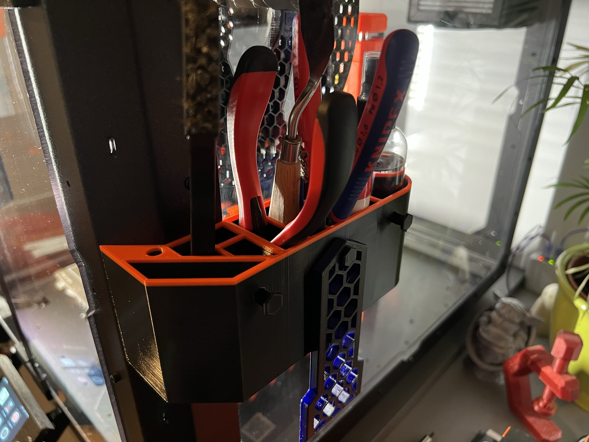 Original Prusa Enclosure Tool Holder / Original Prusa Gehäuse Werkzeughalter