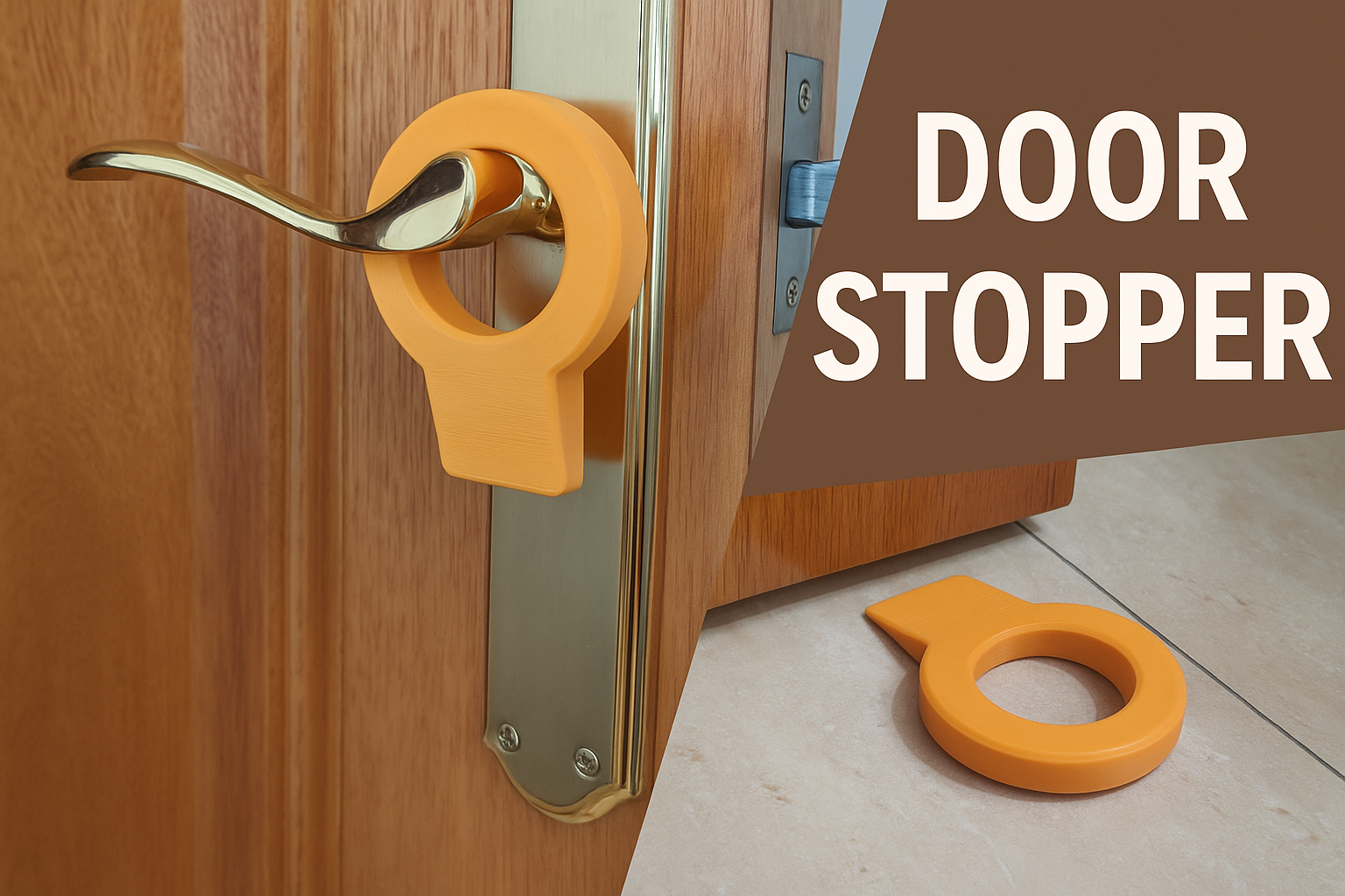 Door Stopper – Easy to Hang & Print