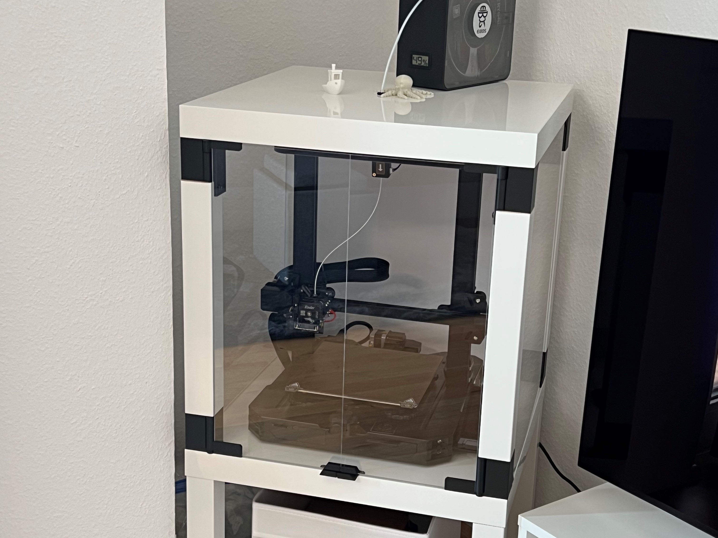 Ender 3 S1 Pro ENCLOSURE - Remix - Ikea Lack table
