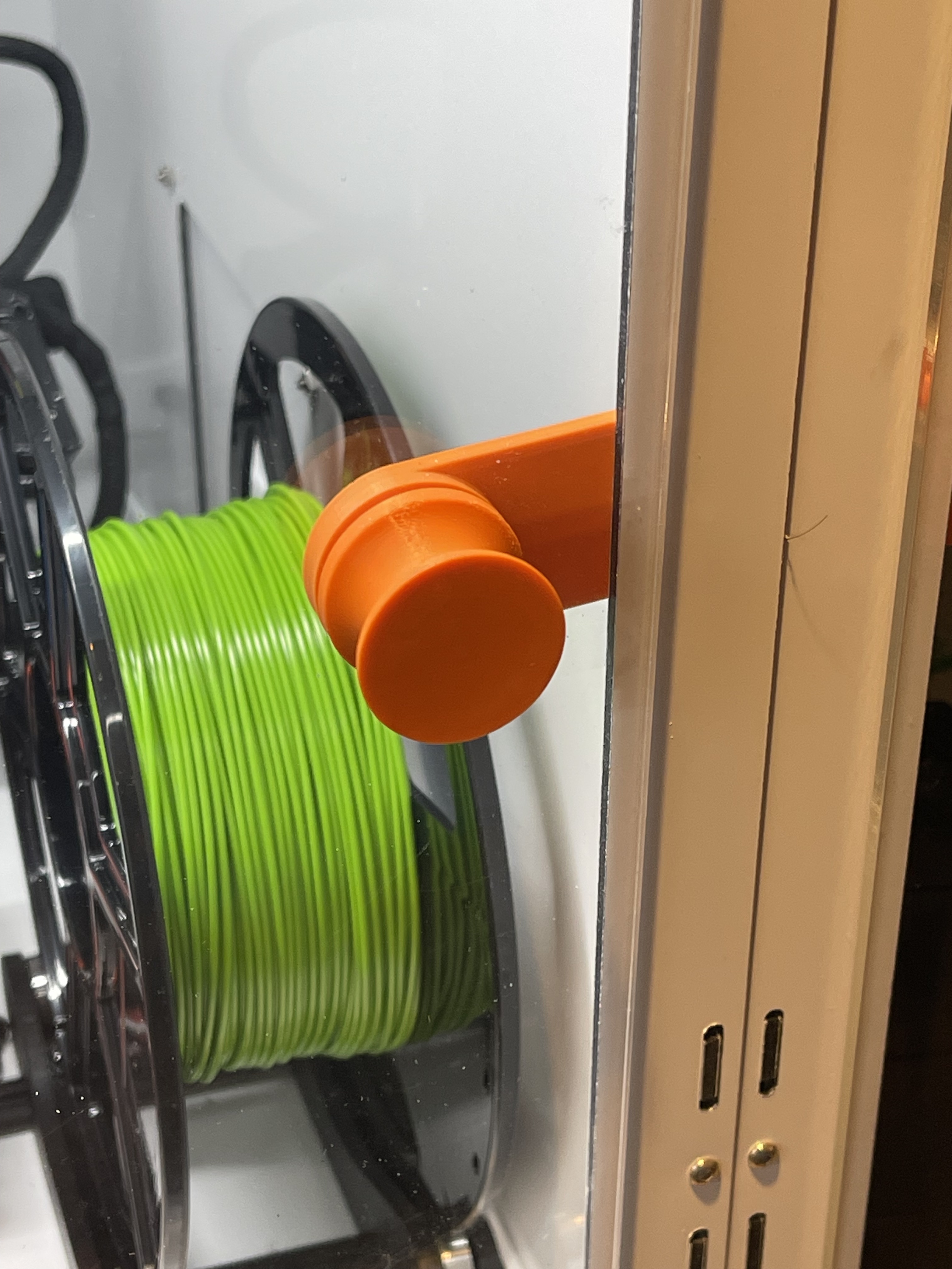 Enclosure Door Knob and Latch (Printed Solid)