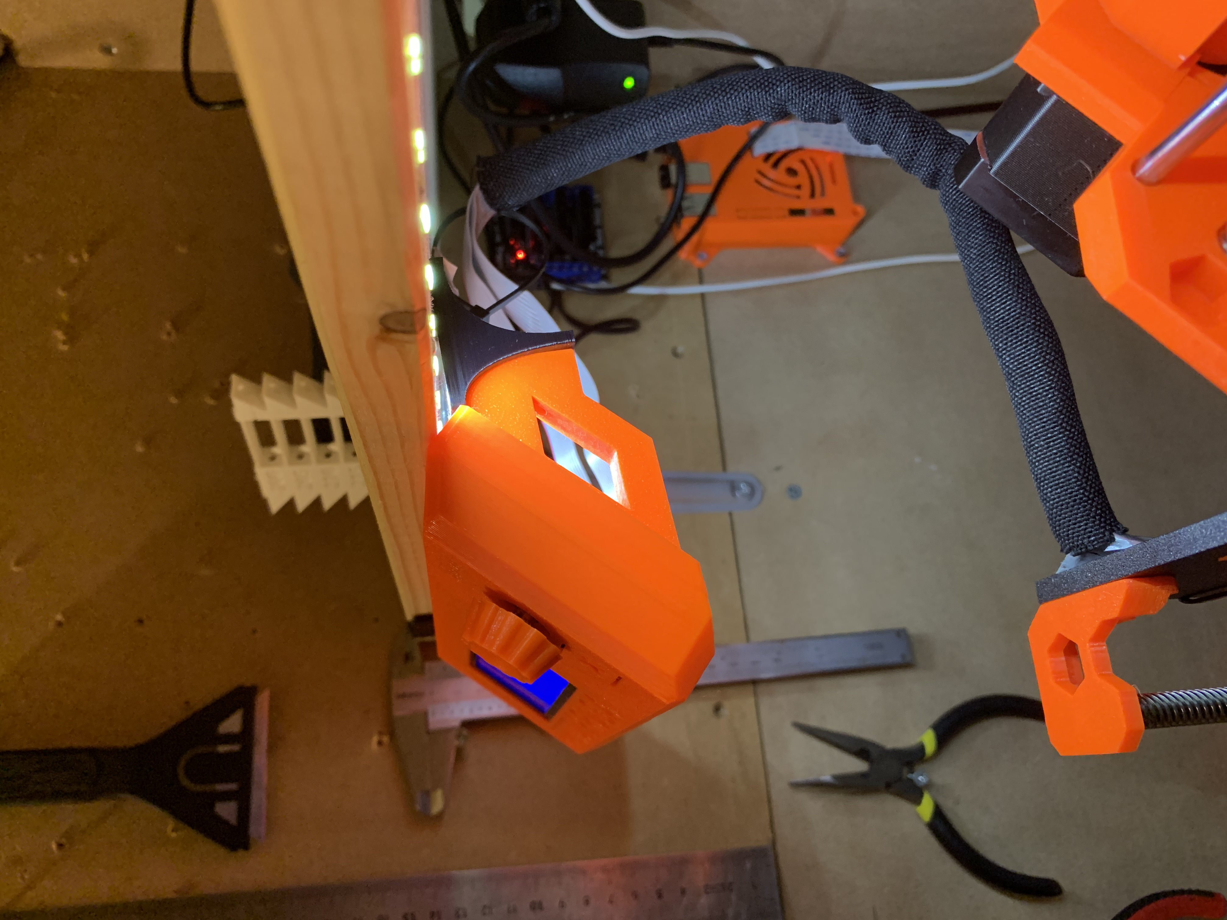 Prusa LCD under shelf adapter - photo 2