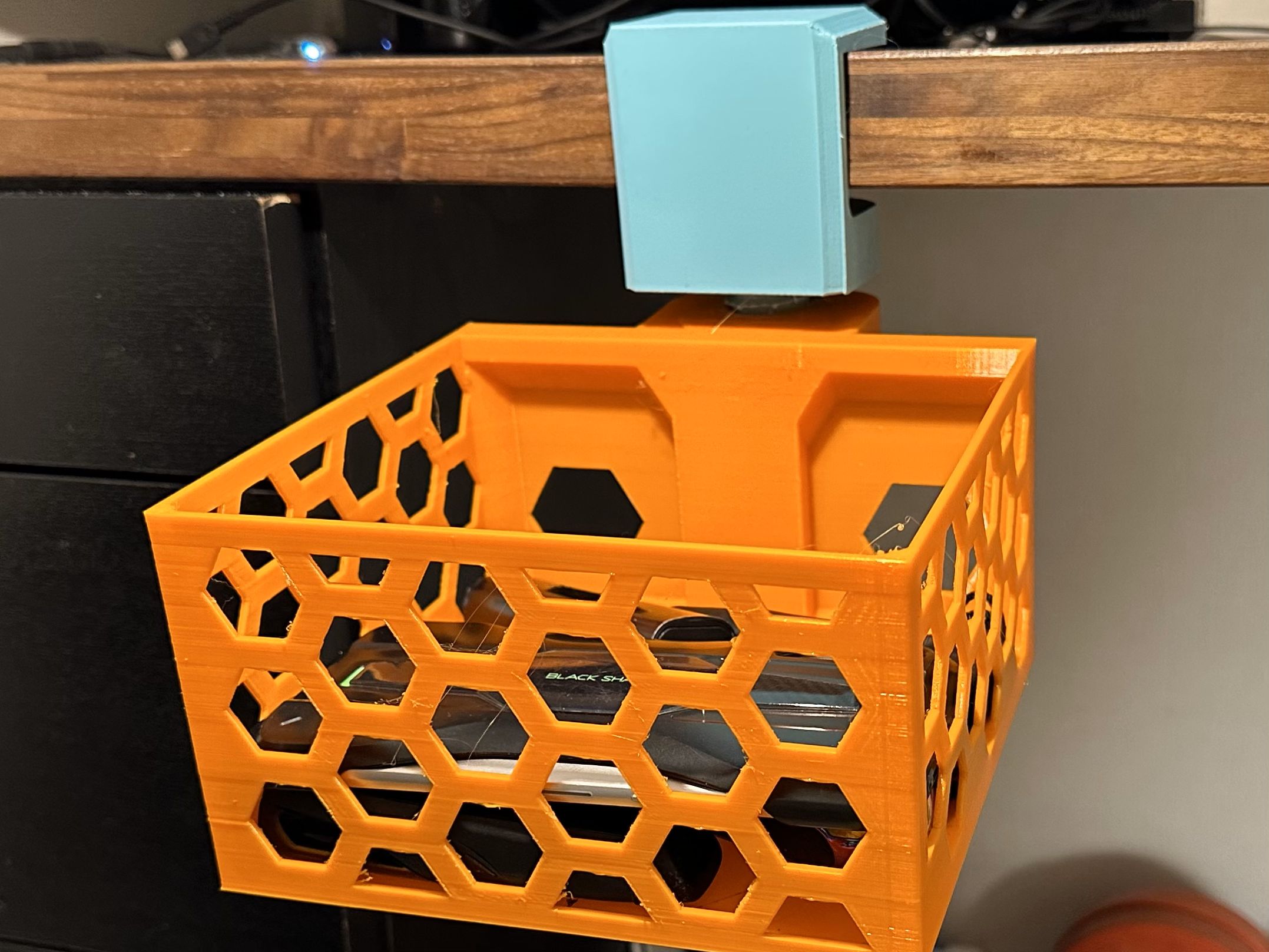 360 Degree Rotation_Under Desk Drawer Clamp-on - photo 3
