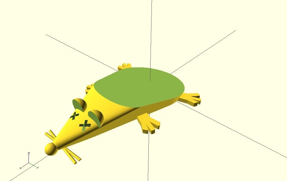 Parametric Squashed Mouse Door Stop Wedge - photo 2