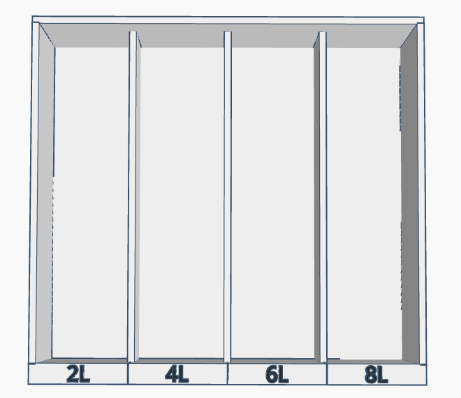 Freezing bags organizer for IKEA kitchen drawer. - photo 3