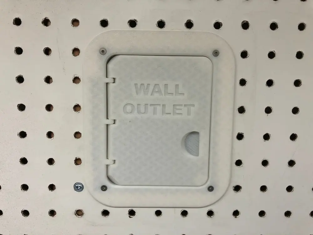 Print-in-place pegboard access door - photo 4