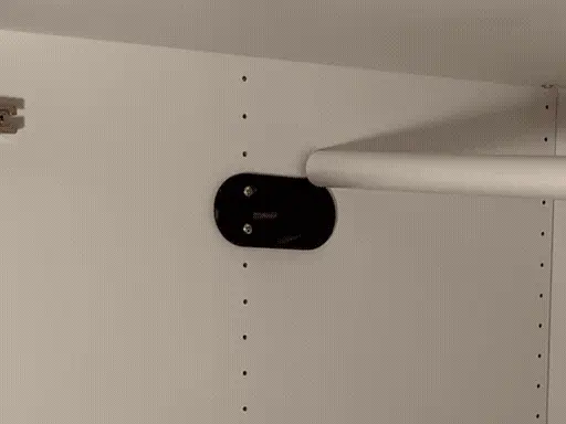 A fully parametric strong wardrobe rail bracket for a cylindrical rail (fits Ikea Hjalpa) - photo 4