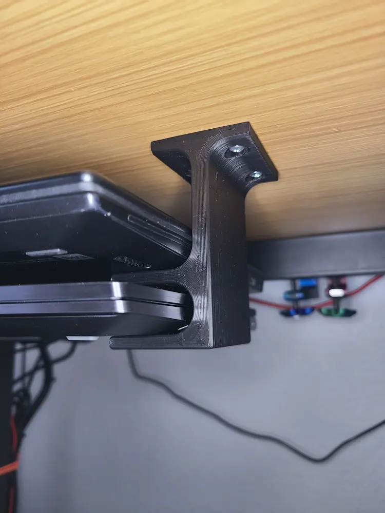 3-Piece Under Desk Dual Laptop Mount