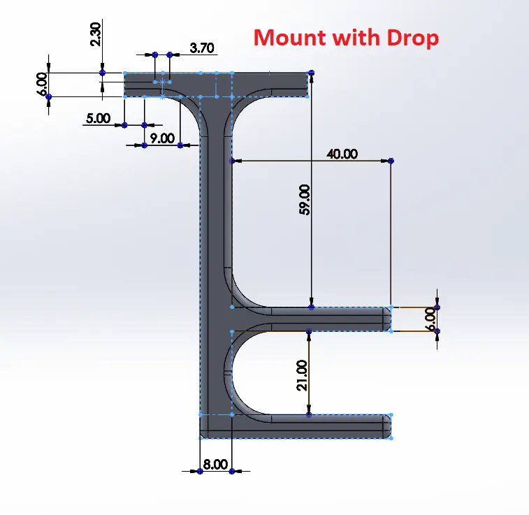 3-Piece Under Desk Dual Laptop Mount - photo 3