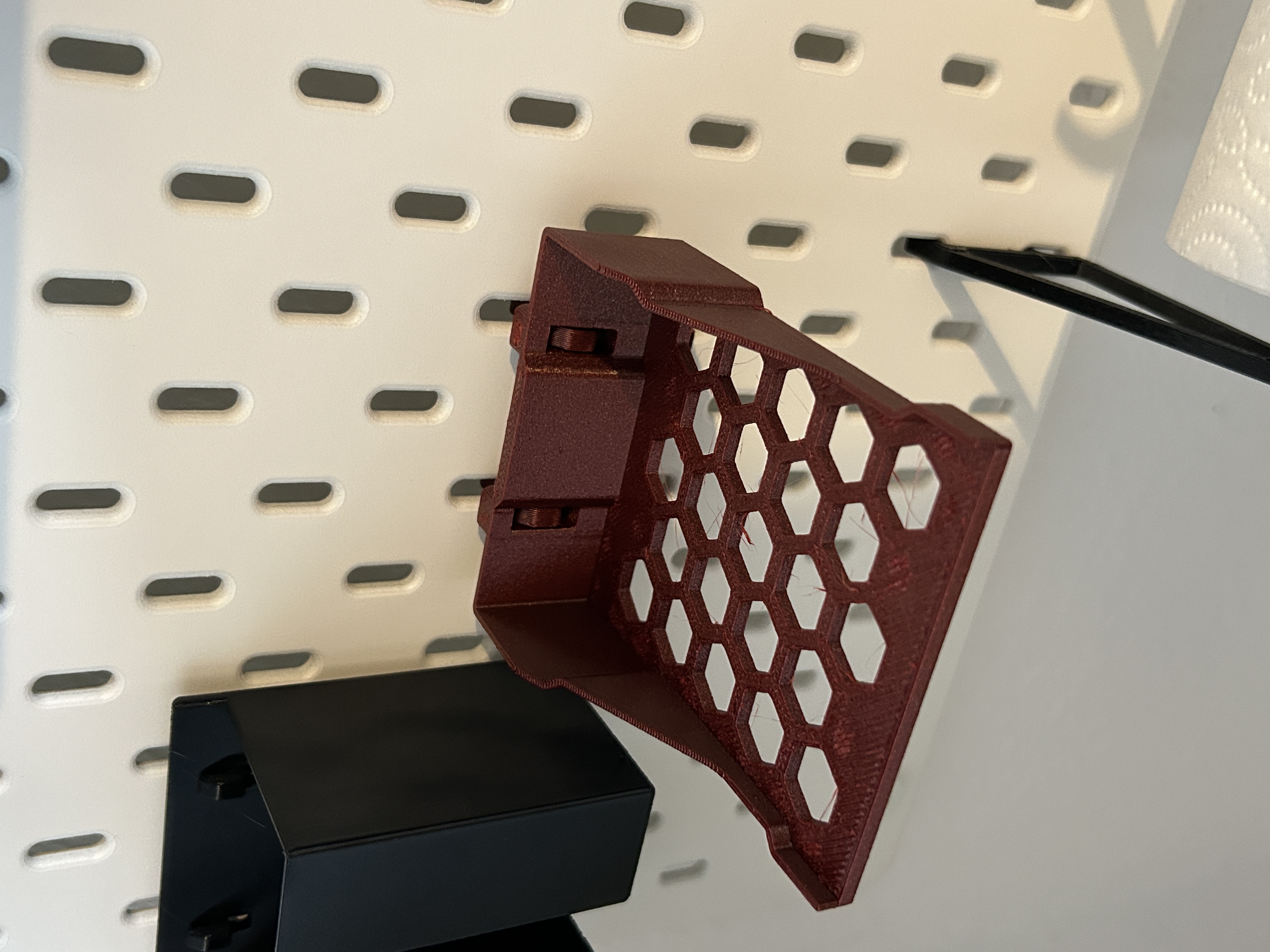 Stackable Box Shelf - Remix with holes for universal hook - photo 2