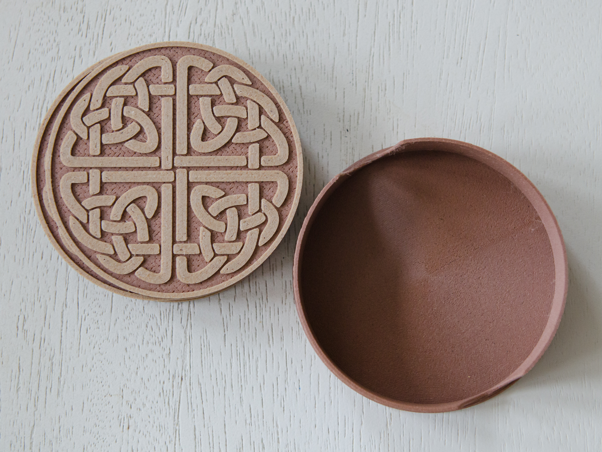 Celtic Coaster and Holder - photo 3