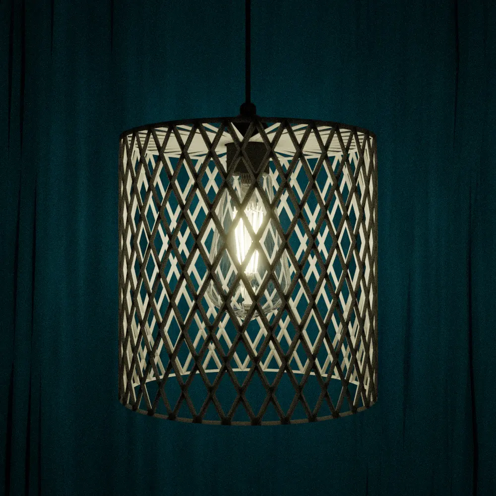 Hangable lamp shade