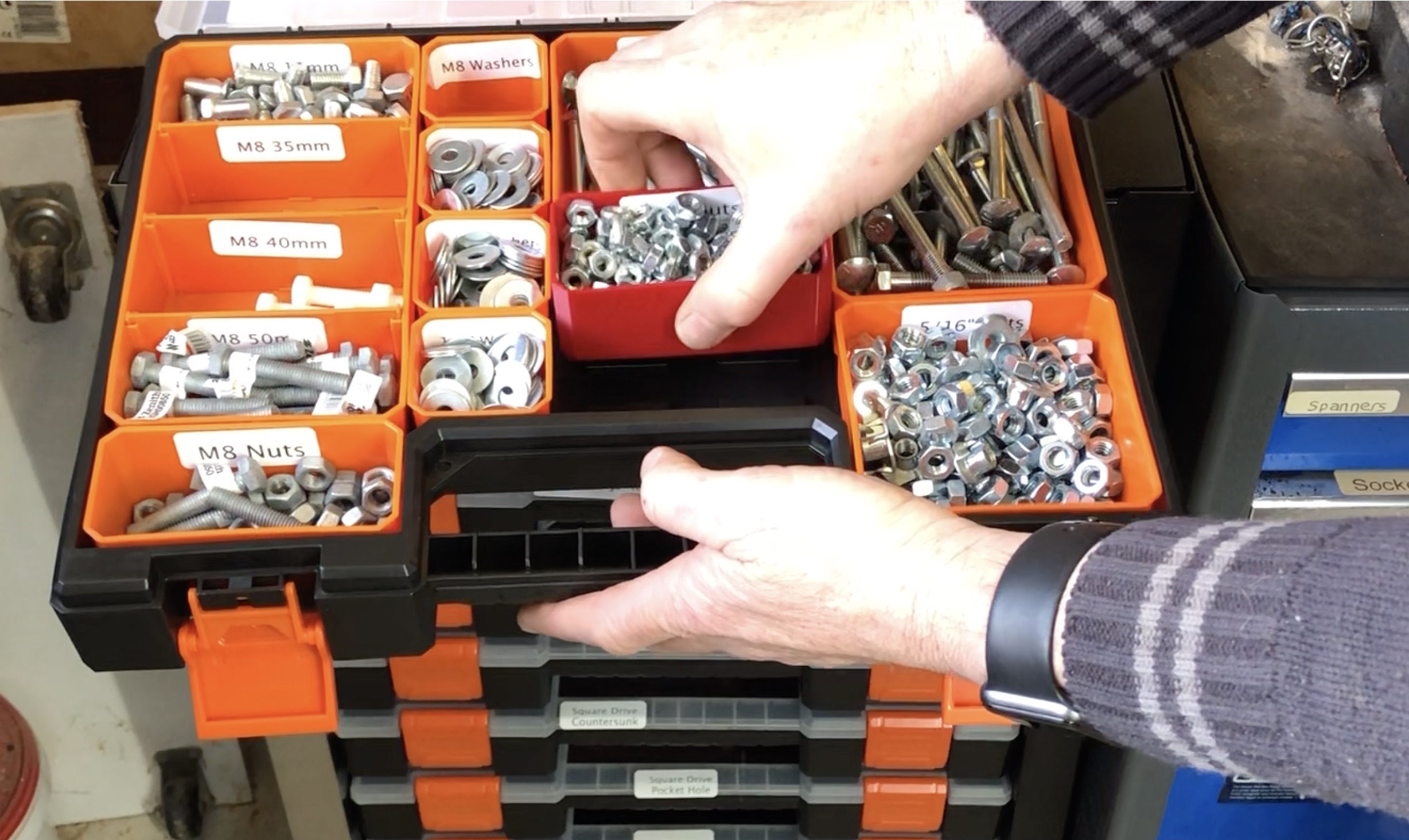 Tactix storage tray