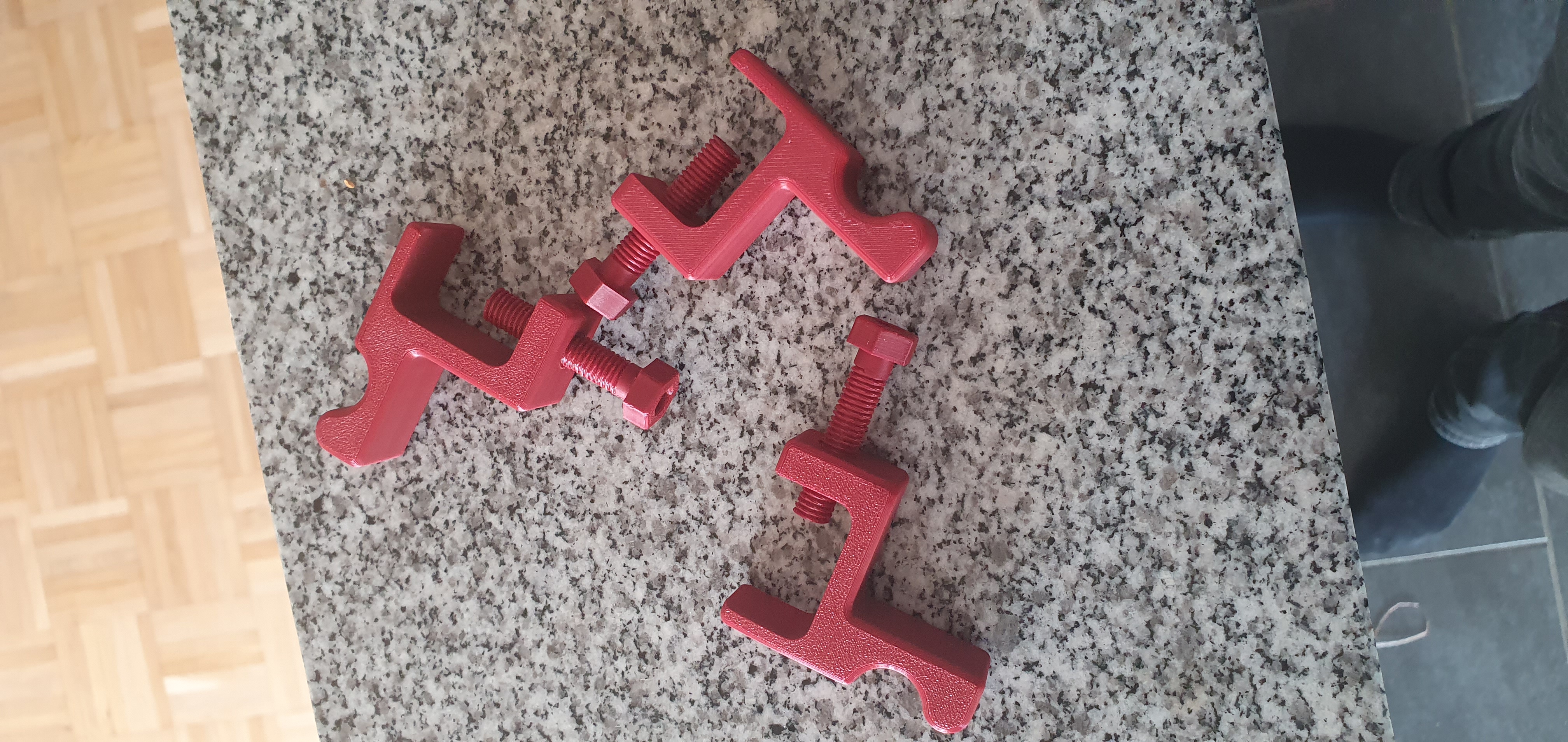hook with screw clamp