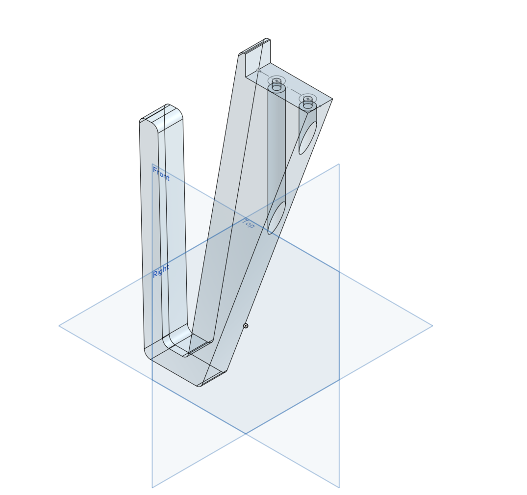 Laptop mount tray