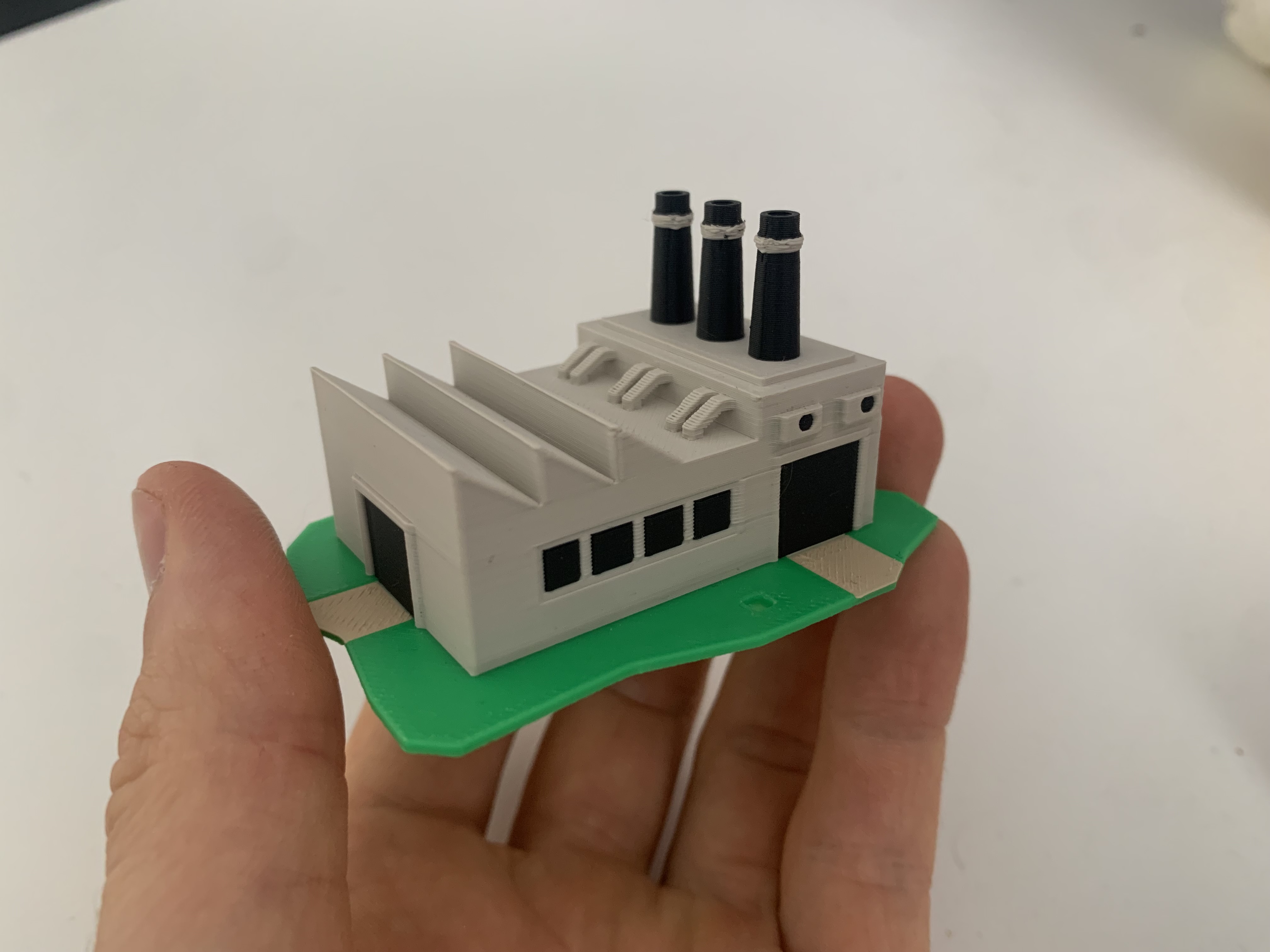 Small and simple Factory Model - Miniature