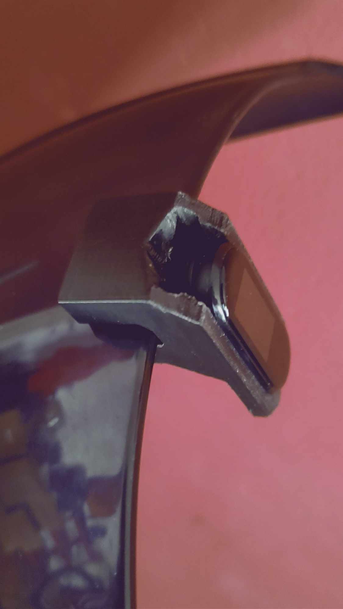 MiBand4(or3) holder/mount/clamp (on Motorcycle windshield) - photo 3