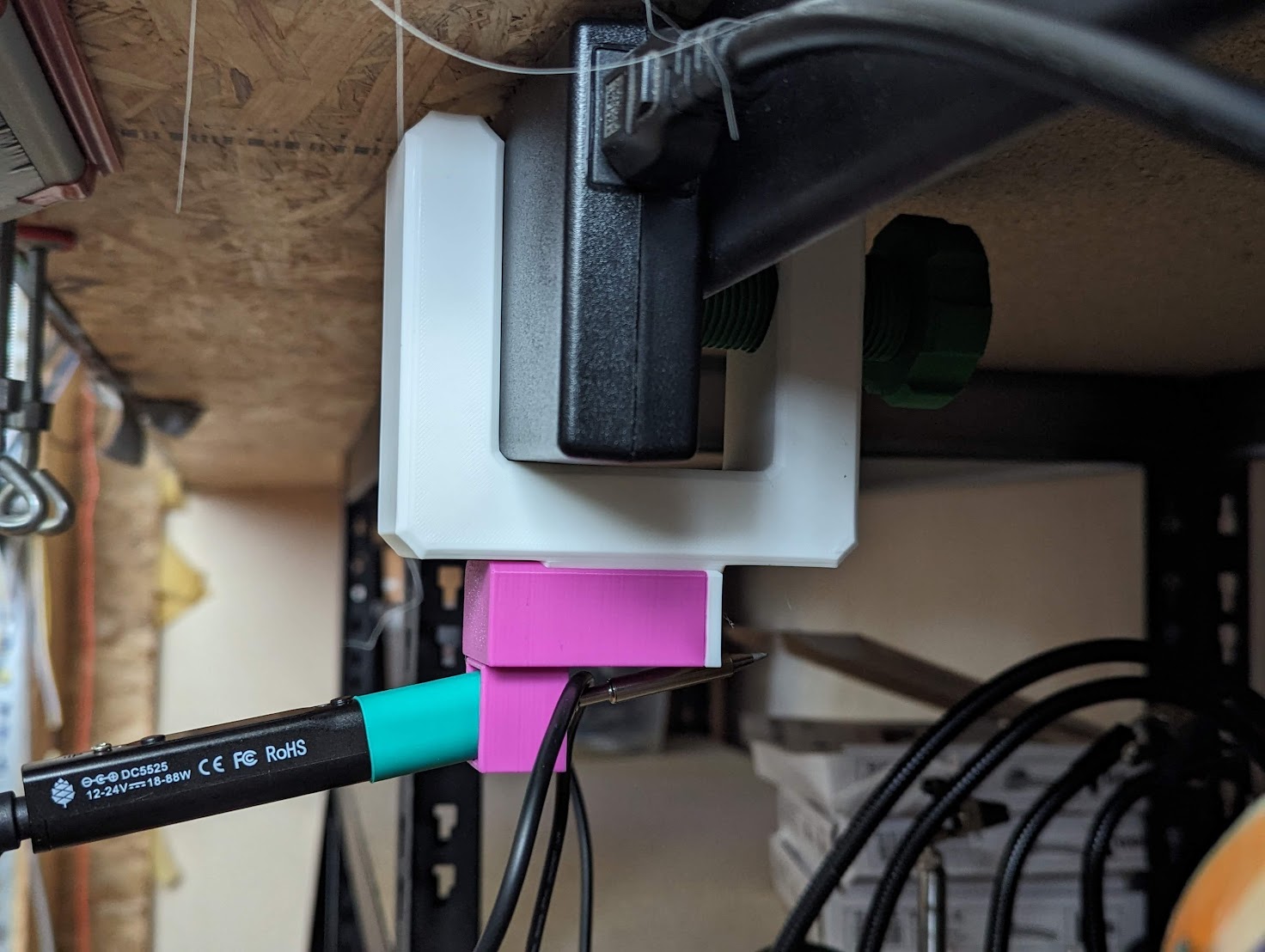 Pinecil attachment for Desk Clamp (Modular)