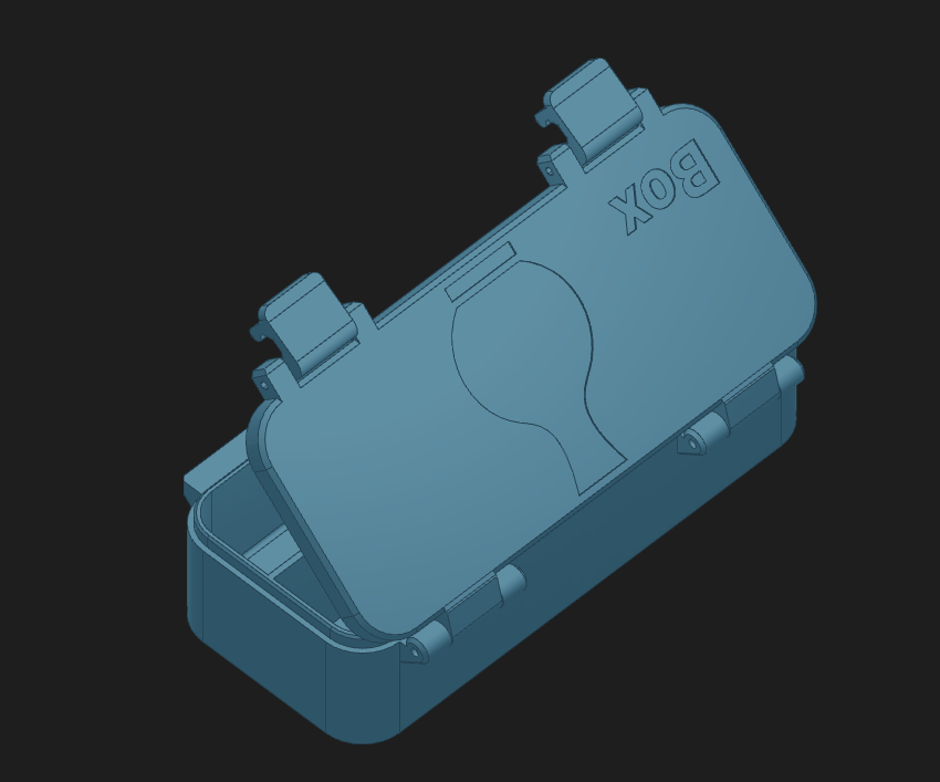 Parametric hinged small parts box - photo 3