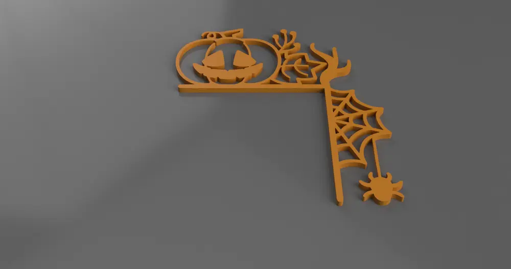 Halloween Door Corner Decor