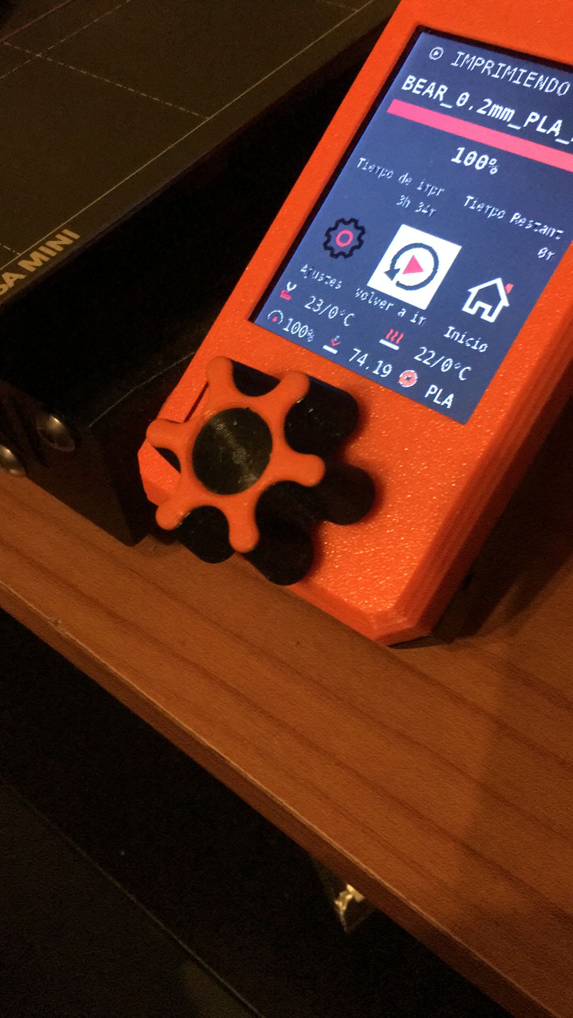 New KNOB Prusa Mini