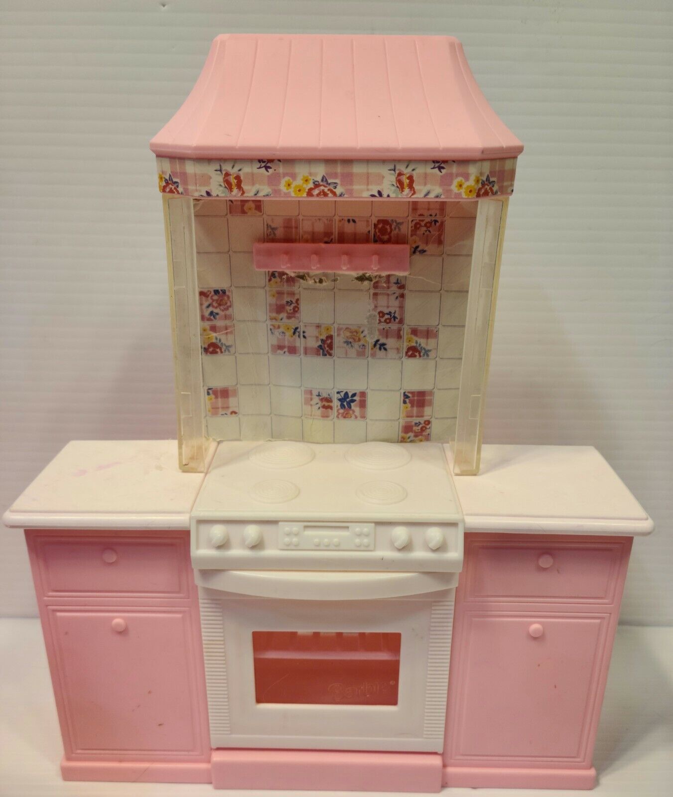 Replacement Backsplash for 1996 Barbie Kitchen Playset Stove - photo 3