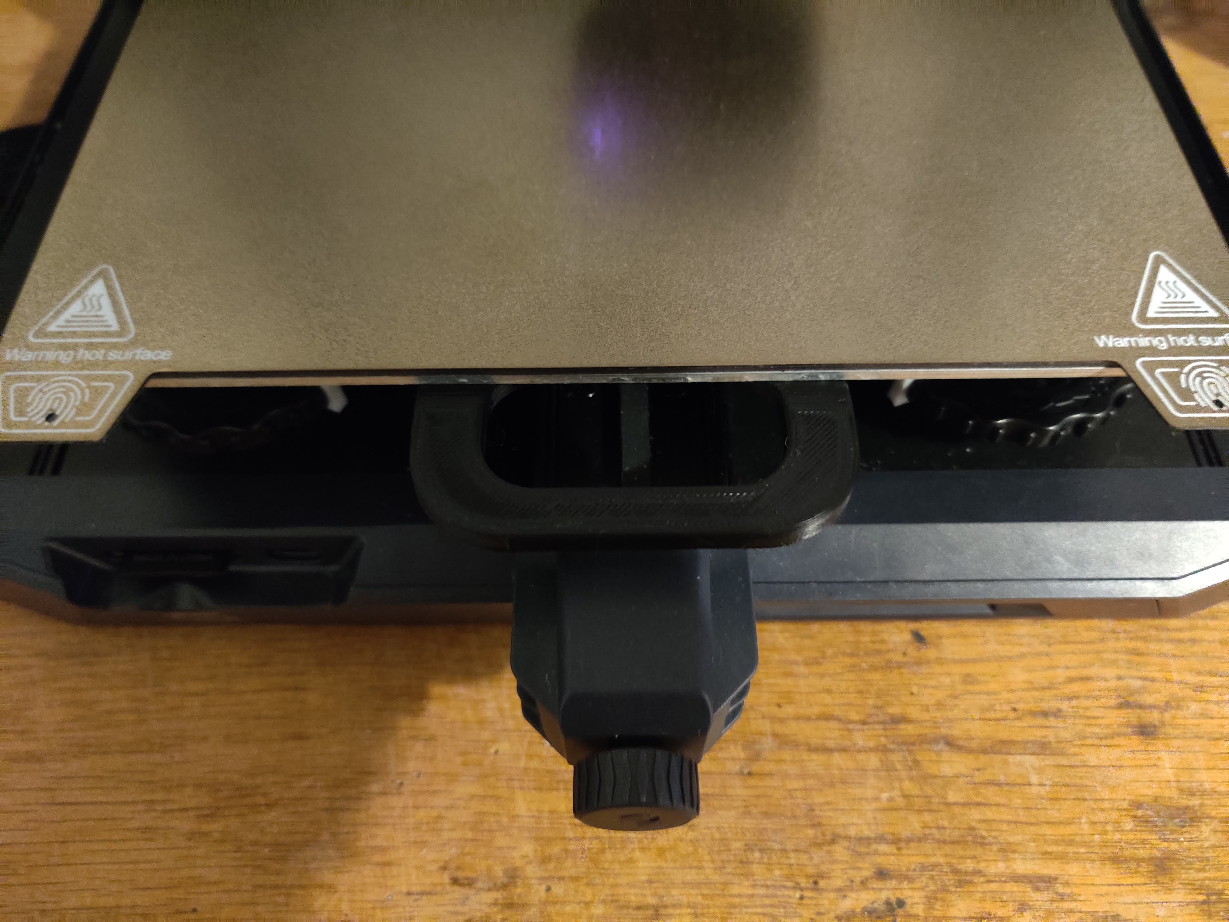 Bed Handle for Ender 3 S1, works with included M3x6mm Screws - photo 2