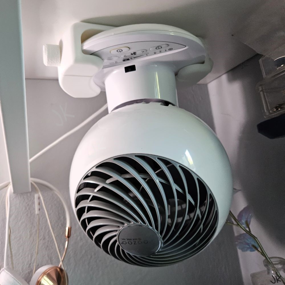 Overhang mount for WOOZOO SC15 fan