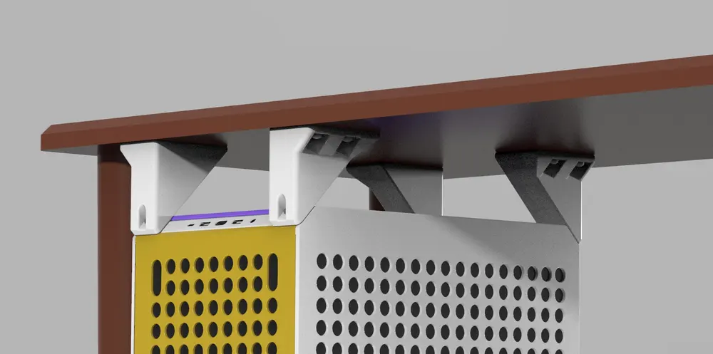 Under Desk Mounting Brackets - QUBE 500 - photo 4