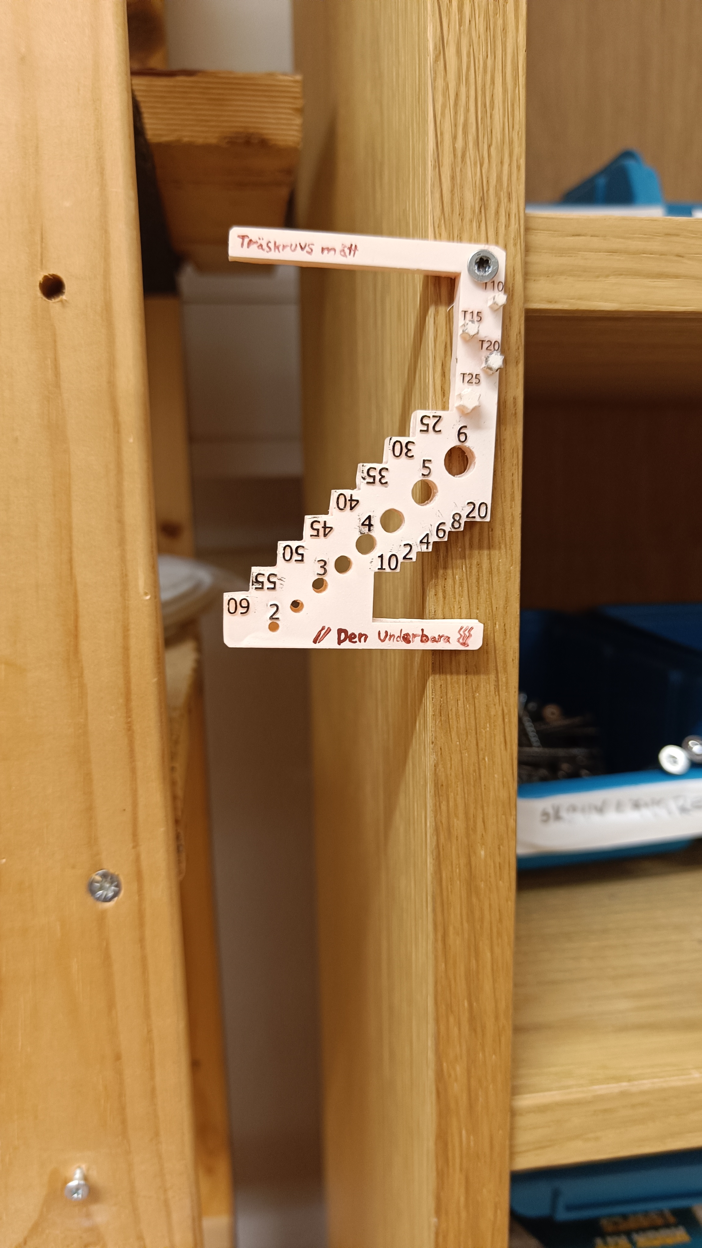 Torx (star) woodscrew sorting tool - photo 2